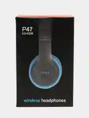 Голубой беспроводные Bluetooth наушники P47 Wireless р47,Беспроводные наушники, наушники