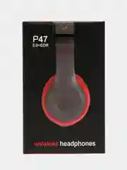 Красный беспроводные Bluetooth наушники P47 Wireless р47,Беспроводные наушники, наушники