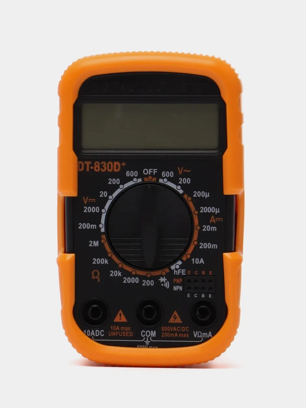 Мультиметр цифровой DT-830D в резиновом чехле