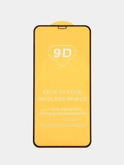 Защитное стекло 9D для iPhone 12/12 Pro, 13/13 Pro, 13 Pro Max, 14, 14 Pro с черной рамкой
