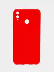 Красный чехол на Honor 8X, силиконовый, с бархатной подкладкой