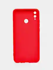 Красный чехол на Honor 8X, силиконовый, с бархатной подкладкой