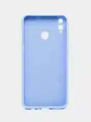 Бежевый чехол на Honor 8X, силиконовый, с бархатной подкладкой