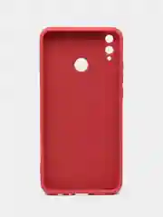 Коралловый чехол на Honor 8X, силиконовый, с бархатной подкладкой