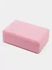 Розовый блок для йоги, кирпич для стрейчинга