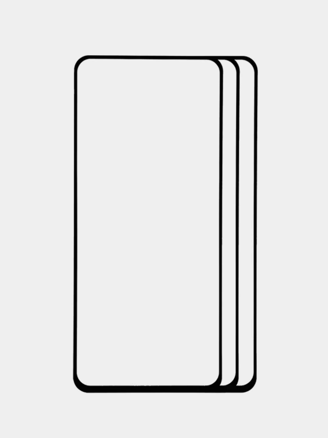 Защитное стекло для Samsung Galaxy A53, на весь экран, комплект из 3 штук