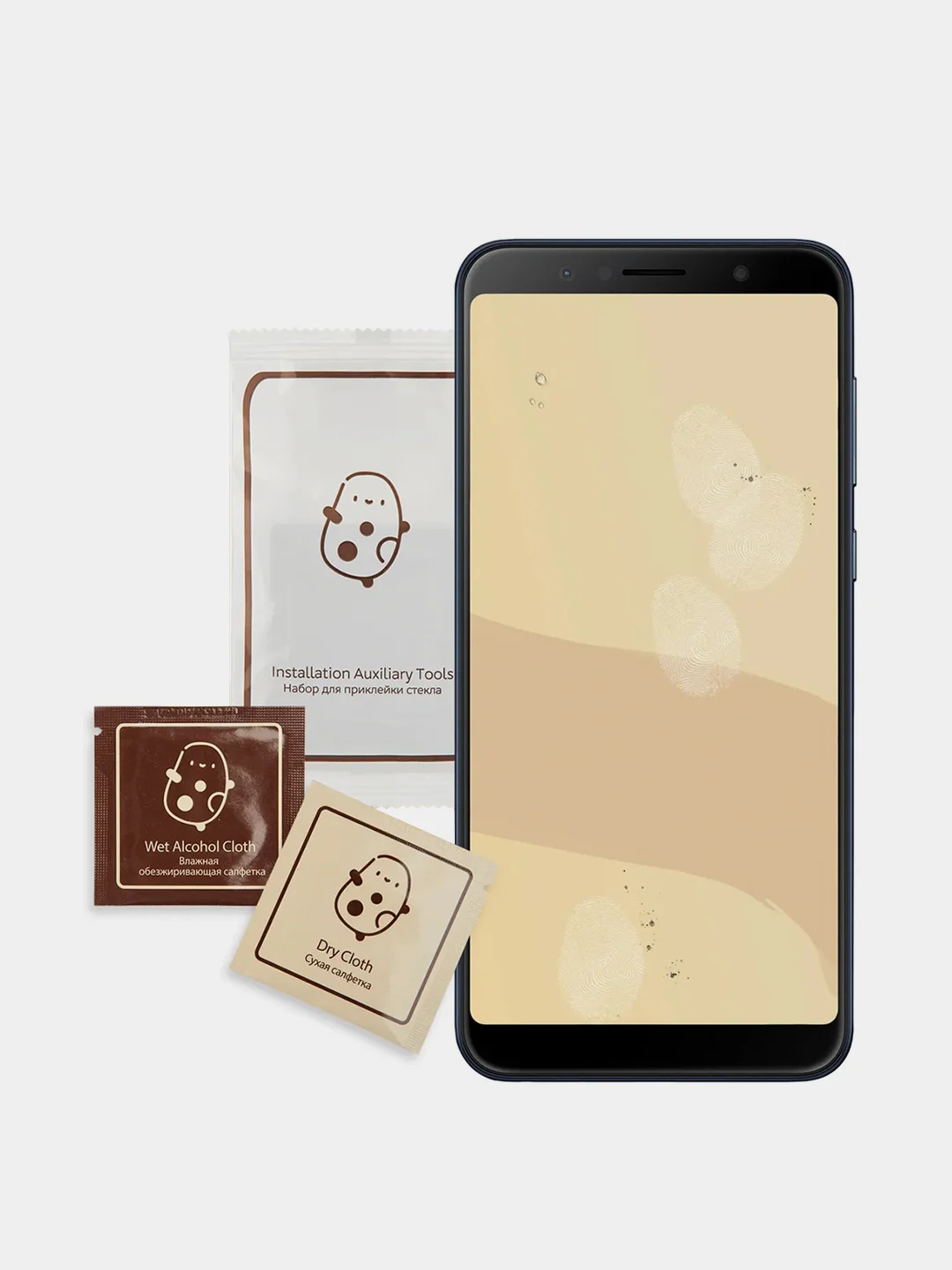 Прозрачный 2 шт стекло Asus Zenfone Max Pro M1 защитное КАРТОФАН, закаленное с олеофобным покрытием