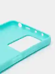 Бирюзовый чехол для Xiaomi Redmi Note 12 Pro 5G / Poco X5 Pro 5G силиконовый, матовый, прозрачный