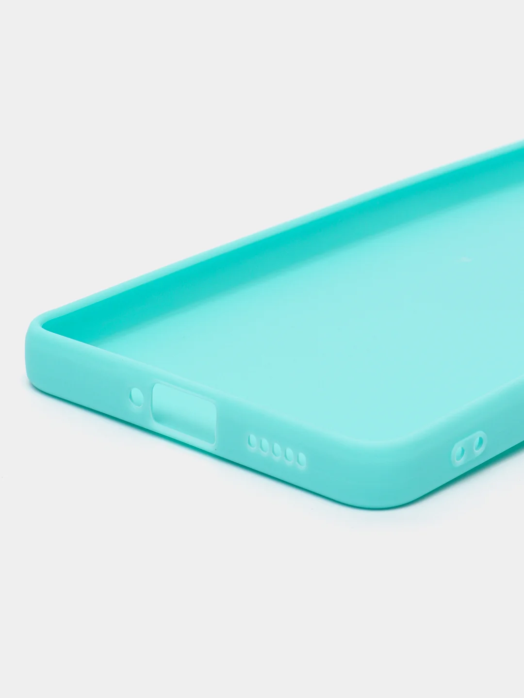 Бирюзовый чехол для Xiaomi Redmi Note 12 Pro 5G / Poco X5 Pro 5G силиконовый, матовый, прозрачный