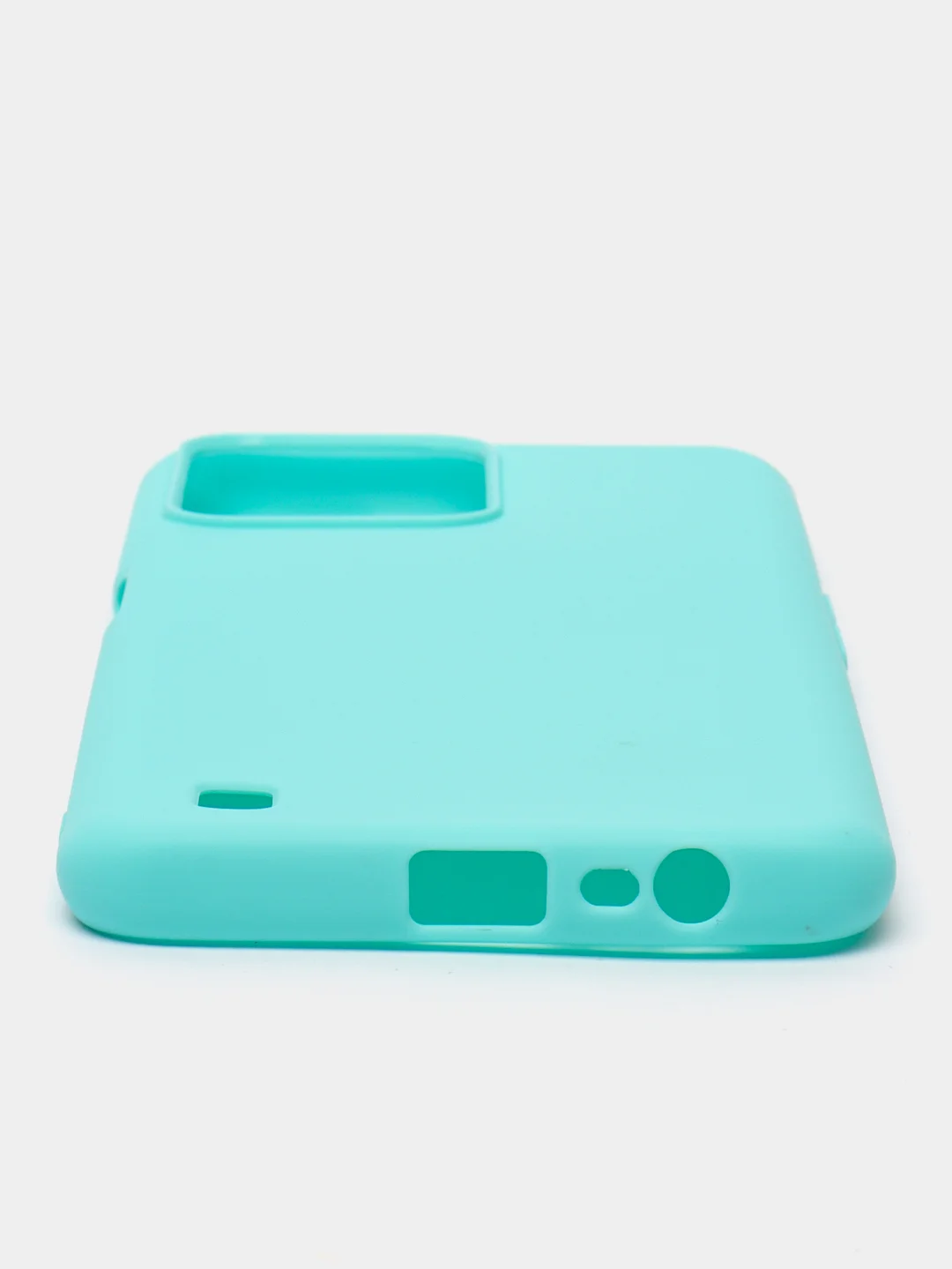 Бирюзовый чехол для Realme C31 (Реалми С31), силиконовый, матовый