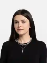 Цепочка на шею с подвеской змея на Новый год