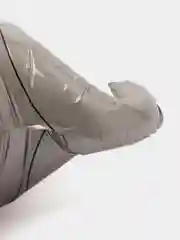 Серый шар воздушный фольгированный Слоник, Гепард
