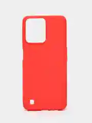 Красный чехол для Realme C31 (Реалми С31), силиконовый, матовый