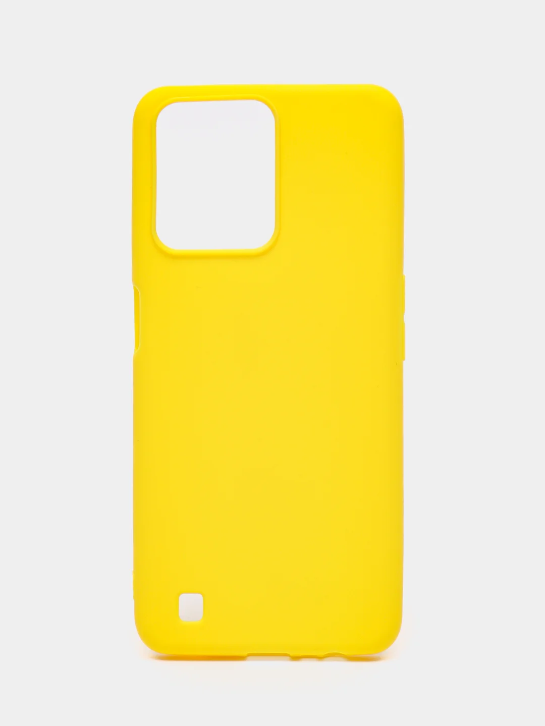 Желтый чехол для Realme C31 (Реалми С31), силиконовый, матовый