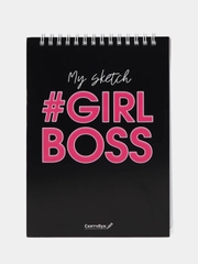 Скетчбук #Girl boss А5, 40 листов