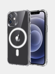 Чехол MagSafe (Магсейф) для iPhone (Айфон) 11, 12, 13, 14, 15, Pro, Plus, Max, силиконовый