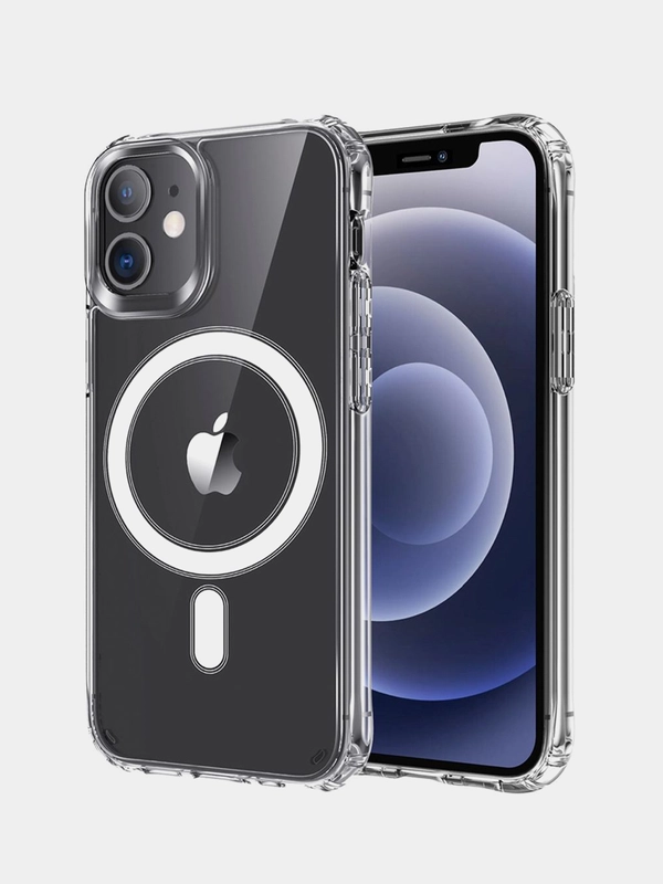 Чехол MagSafe (Магсейф) для iPhone (Айфон) 11, 12, 13, 14, 15, Pro, Plus, Max, силиконовый