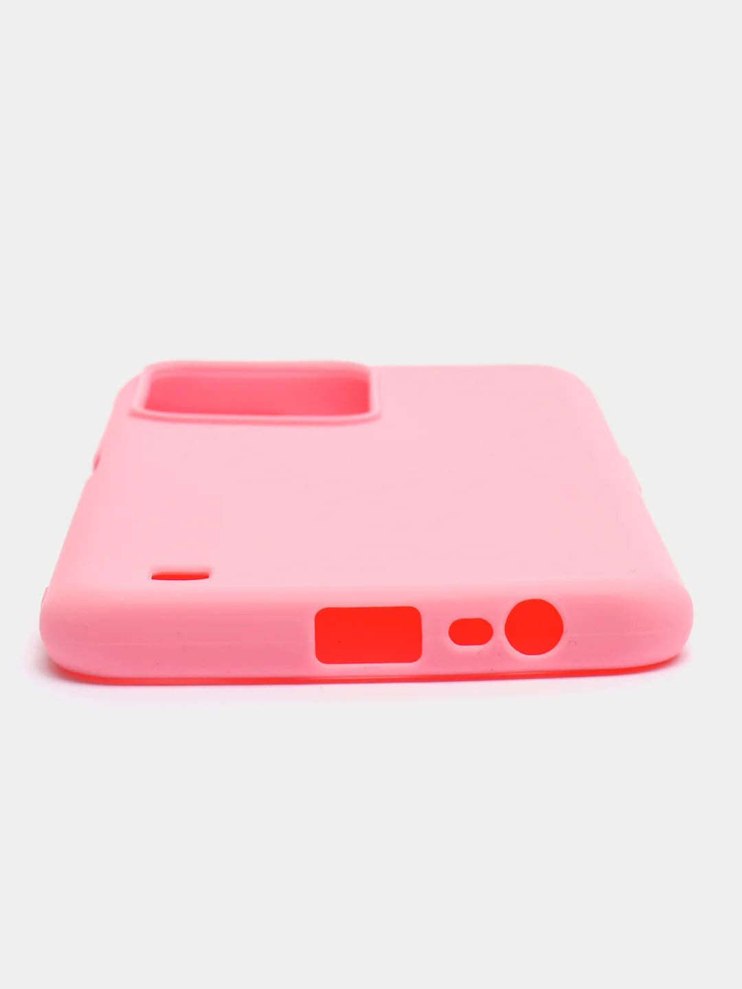Розовый чехол для Realme C31 (Реалми С31), силиконовый, матовый