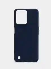 Синий чехол для Realme C31 (Реалми С31), силиконовый, матовый