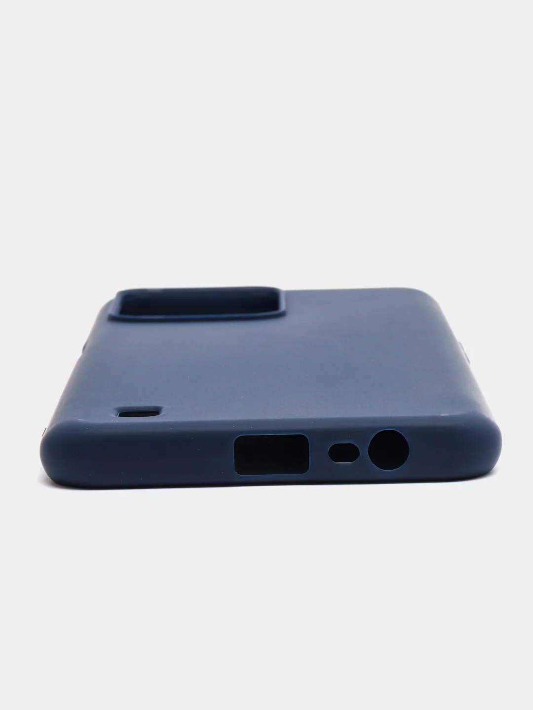 Синий чехол для Realme C31 (Реалми С31), силиконовый, матовый