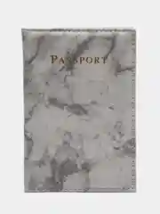 Серый меланж обложка на паспорт
