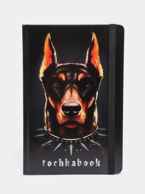 Блокнот в точку Tochkabook Medium "Доберман"