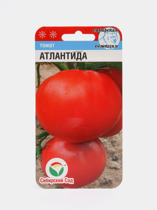 Семена Томат "Атлантида", Сибирский сад, 20 штук