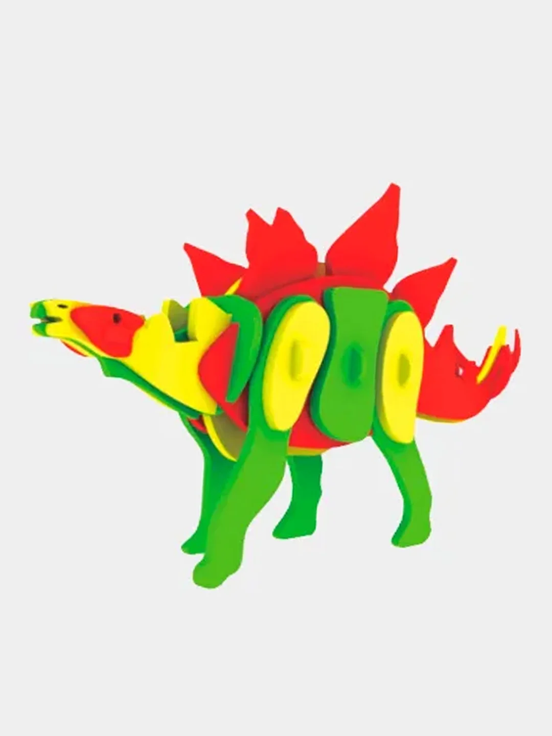 Красный конструктор 3D, мягкий
