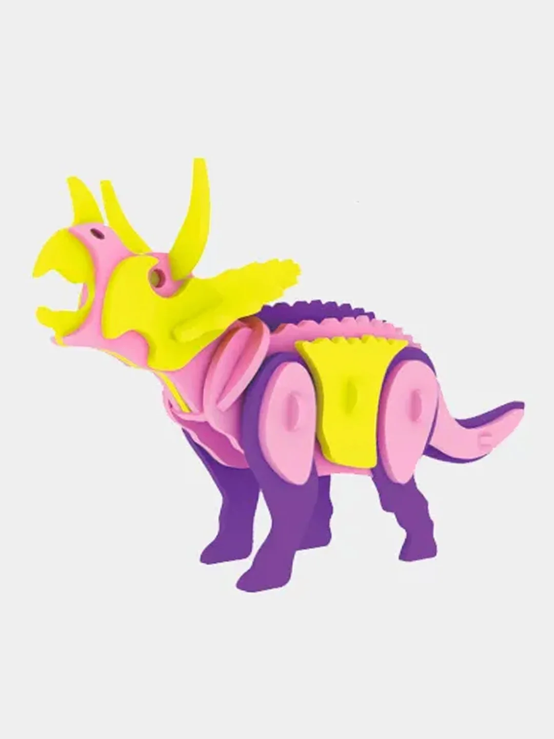 Фиолетовый конструктор 3D, мягкий