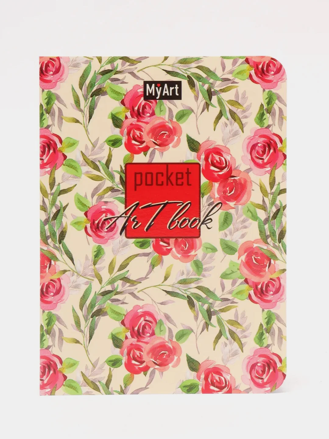 Горчичный скетчбук MyArt Pocket Artbook, А6, без линовки, 100 г/м2, 80 листов. Проф-Пресс