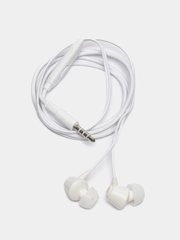 Наушники проводные Celebrat G4 STEREO SOUND EARPHONES white (вакуумные с микрофоном )