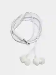 Наушники проводные Celebrat G4 STEREO SOUND EARPHONES white (вакуумные с микрофоном )