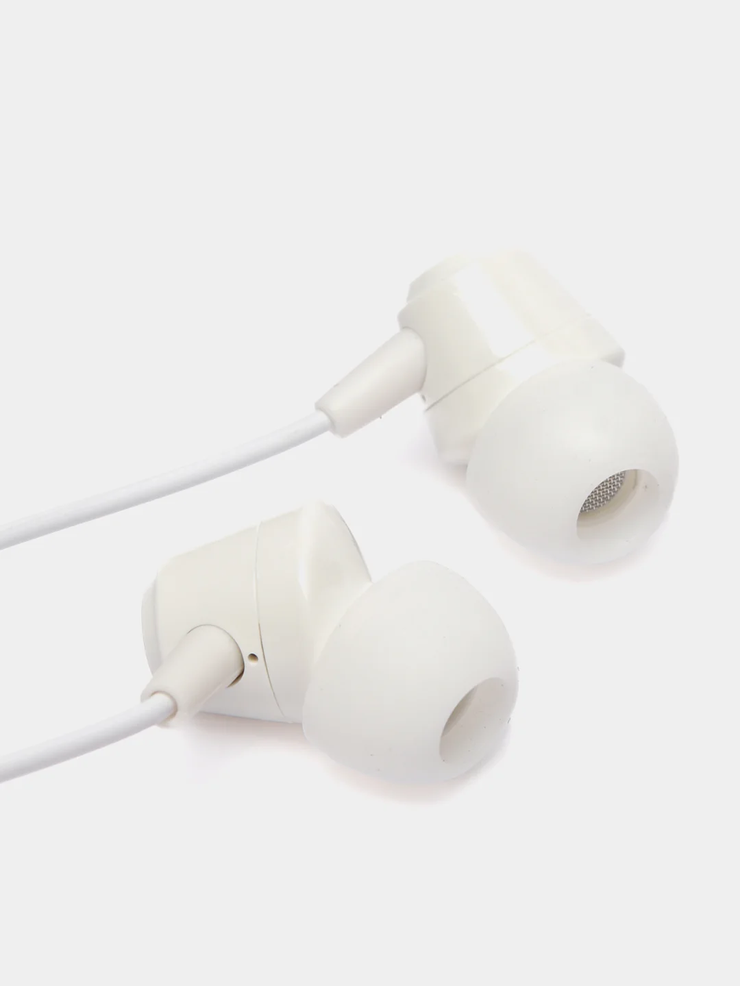 Наушники проводные Celebrat G4 STEREO SOUND EARPHONES white (вакуумные с микрофоном )