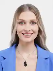 Серебренная Цепочка на шею "Лица"