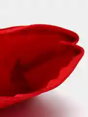Красный косметичка на молнии, нейлоновая