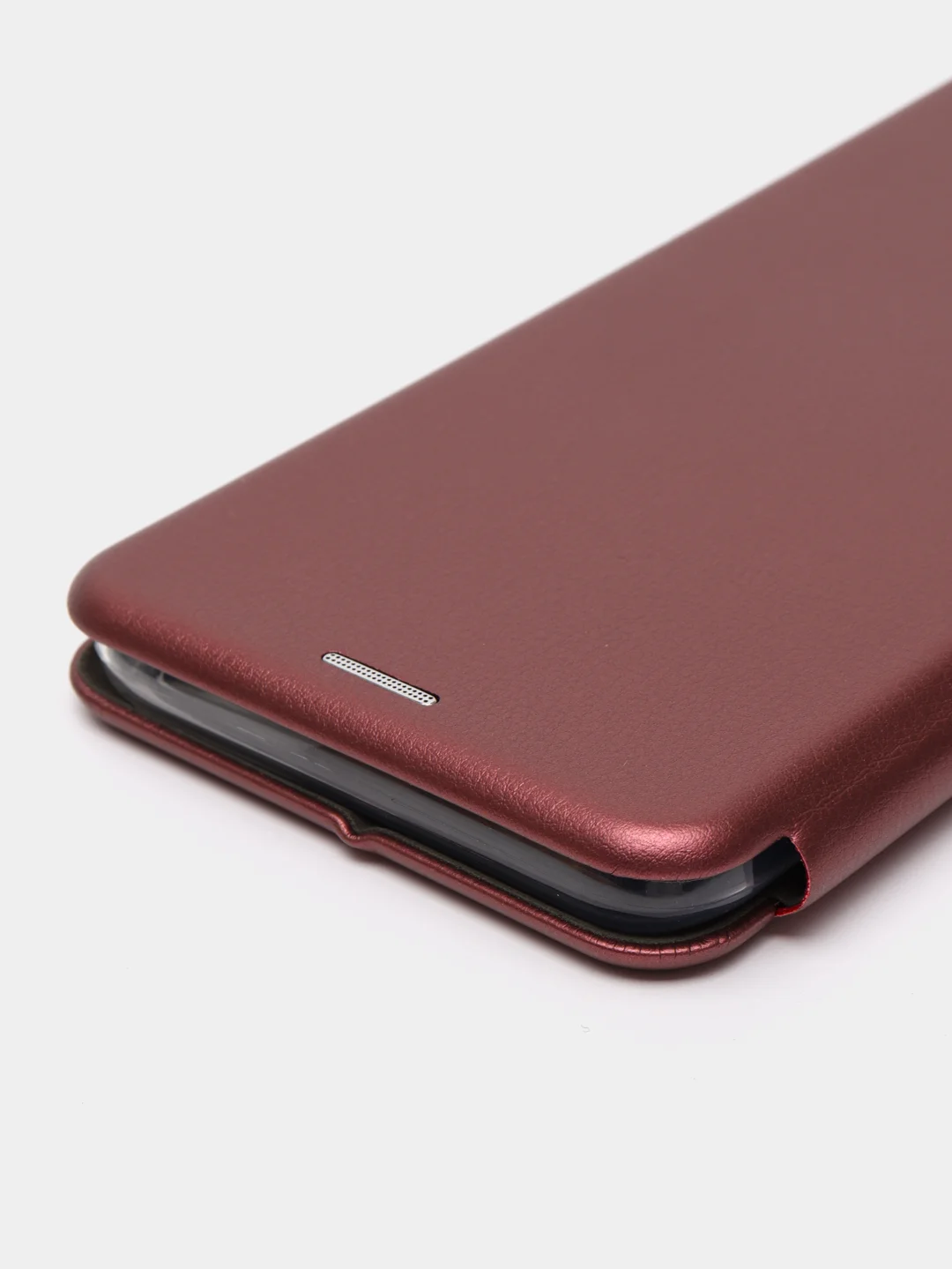 Багровый чехол книжка для Infinix HOT 12 PLAY NFC
