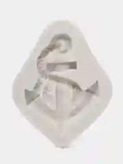 Серый молд силиконовый "Якорь"