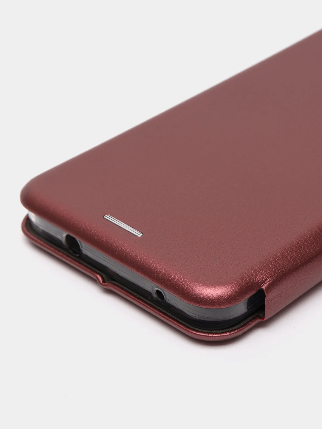 Багровый чехол-книжка для Huawei Nova Y90 (Хуавей Нова У90)