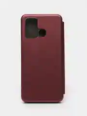 Багровый чехол книжка для Infinix HOT 12 PLAY NFC