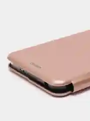 Розовый чехол-книжка для Xiaomi Redmi Note 12 / Poco X5 (Редми Нот 12 / Поко Х5)