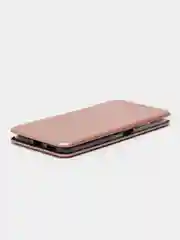 Розовый чехол-книжка для Xiaomi Redmi Note 12 / Poco X5 (Редми Нот 12 / Поко Х5)