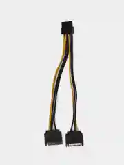 Кабель питания видеокарты SATA 2-PCIe, 8 pin