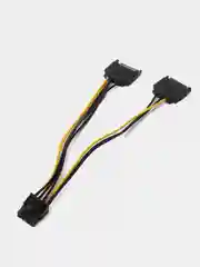 Кабель питания видеокарты SATA 2-PCIe, 8 pin