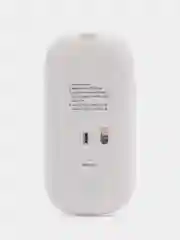 Белый мышь беспроводная / Мышка компьютерная с RGB подсветкой