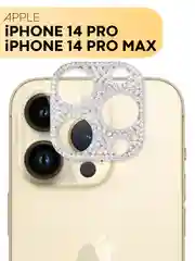 Защита-накладка на камеру для Apple iPhone 14 Pro и 14 Pro Max КАРТОФАН со стразами