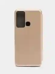 Золотой чехол книжка для Infinix HOT 20i