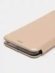 Золотой чехол книжка для Infinix HOT 20i