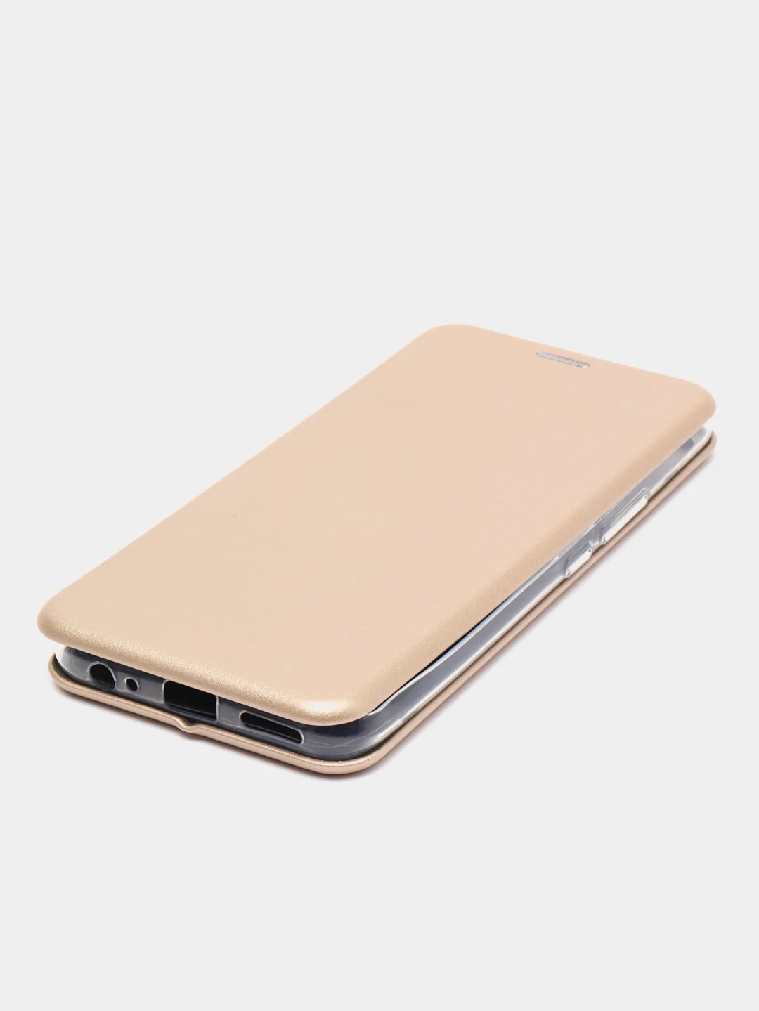 Золотой чехол книжка для Infinix HOT 20i