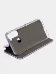 Сиреневый чехол-книжка для Infinix HOT 12 Pro