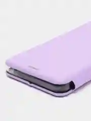 Сиреневый чехол-книжка для Infinix HOT 12 Pro